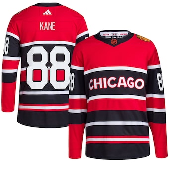 Chicago Blackhawks #88 Patrick Kane Men's Adidas Reverse Retro 2.0 Authentic Player Jersey - Red