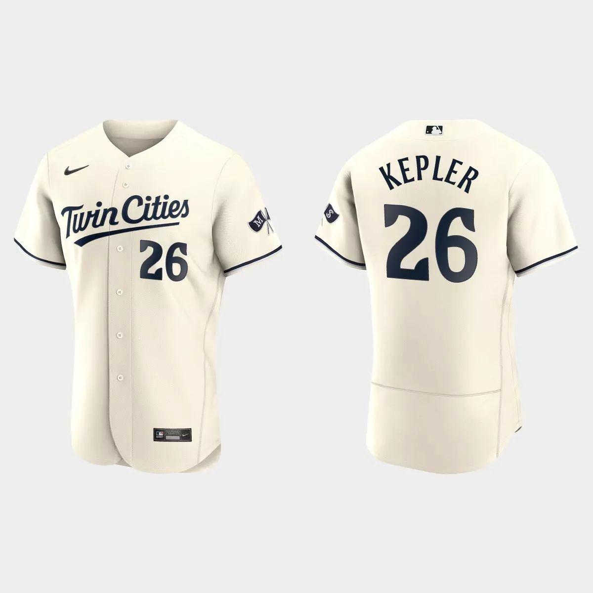 Minnesota Twins #26 Max Kepler Men's 2023 Authentic Jersey - Cream