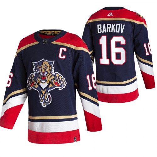 Florida Florida Panthers #16 Aleksander Barkov Black Men's Adidas 2020-21 Reverse Retro Alternate Jersey Men's