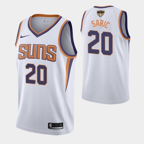 Phoenix Suns #20 Dario Saric Youth 2021 Finals Bound Swingman Association Edition Jersey White Youth