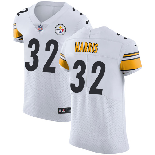 Steelers #32 Franco Harris White Men's Stitched Vapor Untouchable Elite Jersey