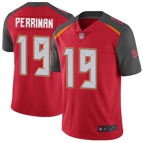 Tampa Bay Buccaneers #19 Breshad Perriman Red Team Color Men's Stitched Vapor Limited Jersey Men's