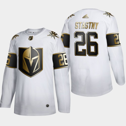 Vegas Golden Vegas Golden Knights #26 Paul Stastny Men's Adidas White Golden Edition Limited Stitched Jersey Men's