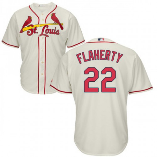 St.Louis Cardinals #22 Jack Flaherty Cream New Cool Base Stitched Jersey Men's