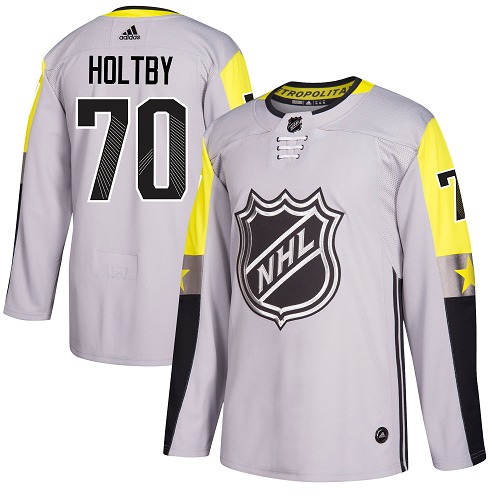 Adidas Washington Capitals #70 Braden Holtby Gray 2018 All-Star Metro Division Authentic Stitched Youth Jersey Youth