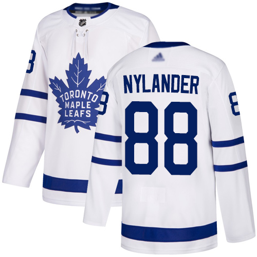Adidas Maple Toronto Maple Leafs #88 William Nylander White Road Authentic Stitched Youth Jersey Youth