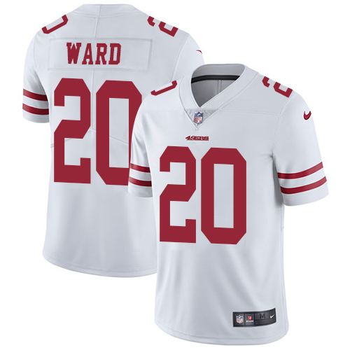 San Francisco 49ers #20 Jimmie Ward White Men's Stitched Vapor Untouchable Limited Jersey Men's