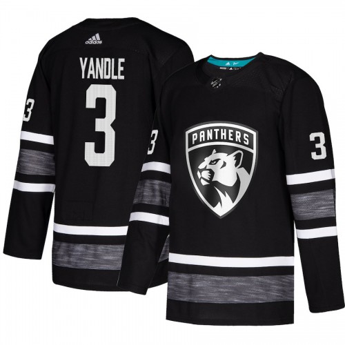 Adidas Florida Panthers #3 Keith Yandle Black Authentic 2019 All-Star Stitched Jersey Men's