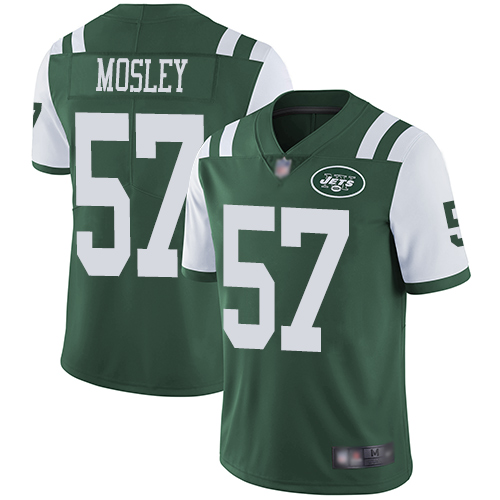 Jets #57 C.J. Mosley Green Team Color Youth Stitched Vapor Untouchable Limited Jersey