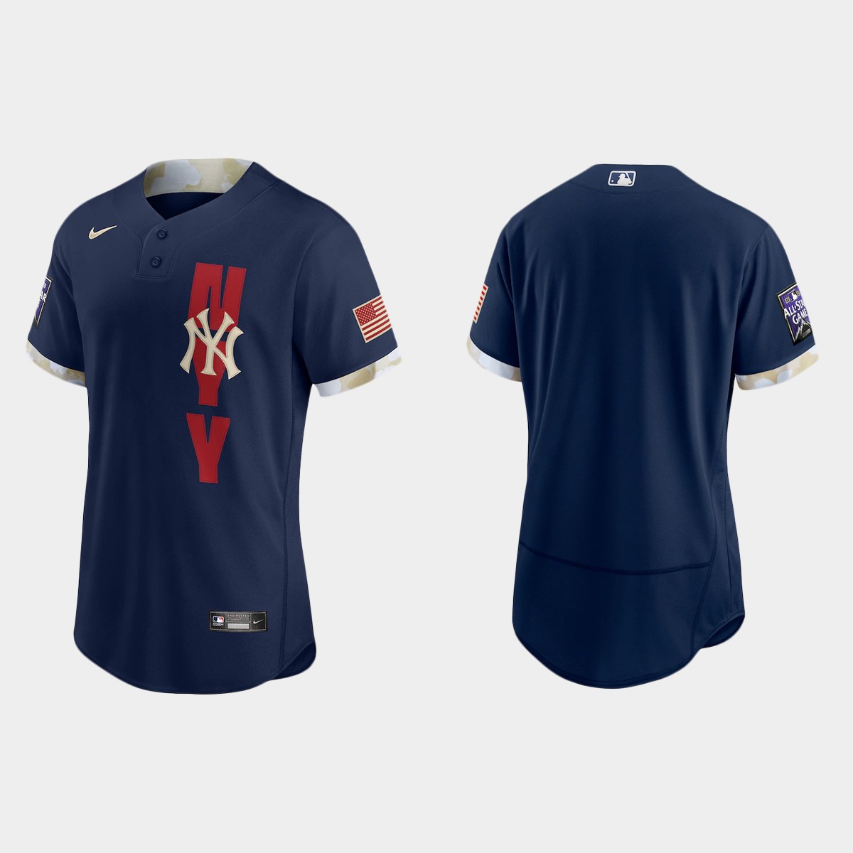 New York Yankees 2021 All Star Game Authentic Navy Jersey