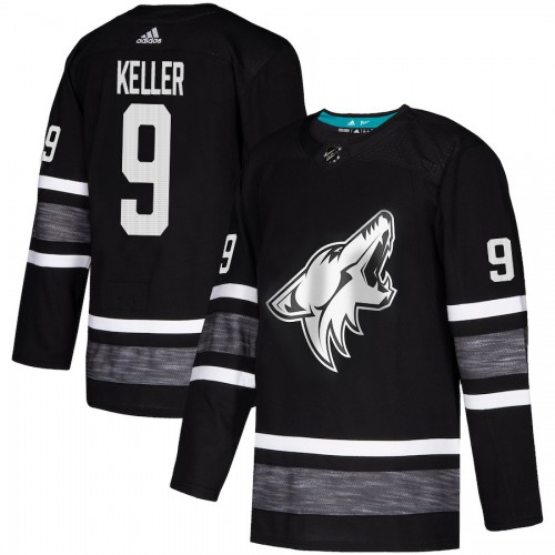 Adidas Arizona Coyotes #9 Clayton Keller Black 2019 All-Star Game Parley Authentic Stitched Jersey Men's