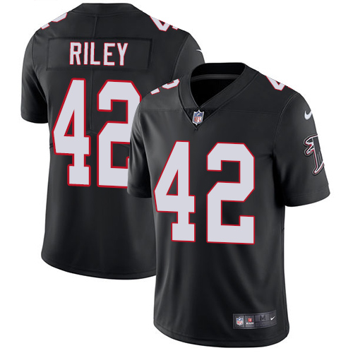 Atlanta Falcons #42 Duke Riley Black Alternate Youth Stitched Vapor Untouchable Limited Jersey Youth