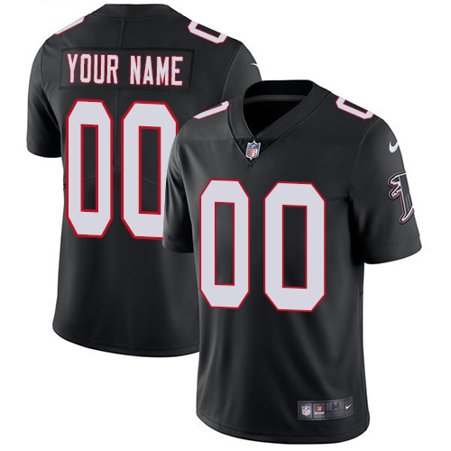 Atlanta Falcons Customized Black Alternate Stitched Vapor Untouchable Limited Men's Jersey