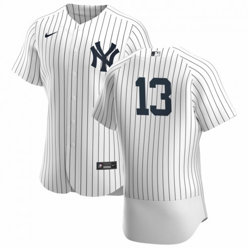 New York New York Yankees #13 Joey Gallo Men's White Authentic Home Jersey Men's