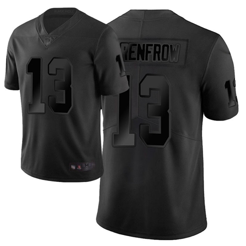 Las Vegas Raiders #13 Hunter Renfrow Black Men's Stitched Limited City Edition Jersey Men's