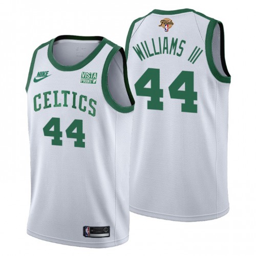 Boston Boston Celtics #44 Robert Williams III Releases Classic Edition Youth 2022 Finals 75th Anniversary Jersey White Youth
