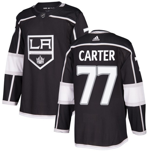 Adidas Los Angeles Kings #77 Jeff Carter Black Home Authentic Stitched Youth Jersey Youth