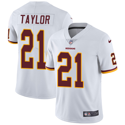 Commanders #21 Sean Taylor White Youth Stitched Vapor Untouchable Limited Jersey