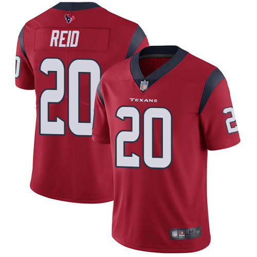 Houston Texans #20 Justin Reid Red Alternate Men's Stitched Vapor Untouchable Limited Jersey Men's