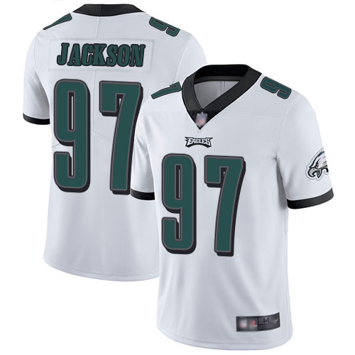 Philadelphia Eagles #97 Malik Jackson White Men's Stitched Vapor Untouchable Limited Jersey Men's