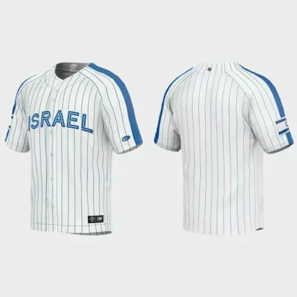 Israel Baseball 2023 World Baseball Classic Jersey – White