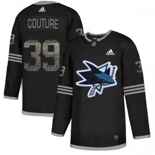 Adidas San Jose Sharks #39 Logan Couture Black Authentic Classic Stitched Jersey Men's