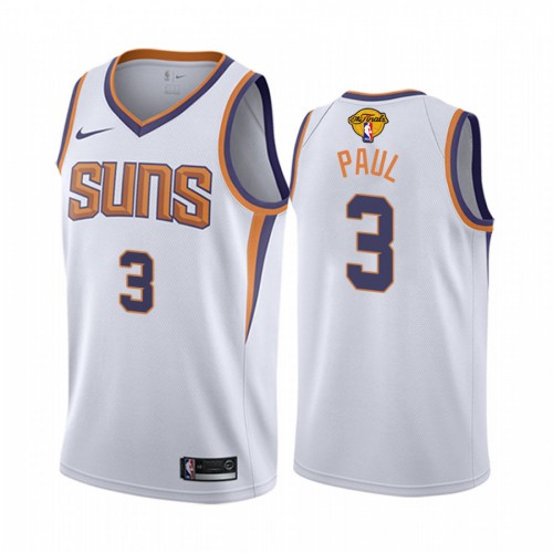 Phoenix Suns #3 Chris Paul Youth 2021 Finals Bound Swingman Association Edition Jersey White Youth