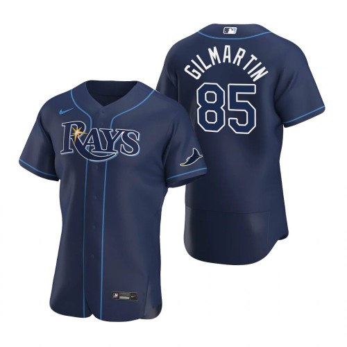 Tampa Bay Tampa Bay Rays #85 Sean Gilmartin Men's Navy Alternate 2020 Authentic Team Jersey Men's