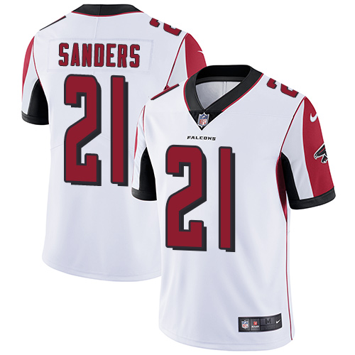 Atlanta Falcons #21 Deion Sanders White Men's Stitched Vapor Untouchable Limited Jersey Men's