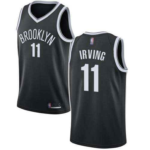 Brooklyn Nets #11 Kyrie Irving Black Womens Swingman Icon Edition Jersey Womens