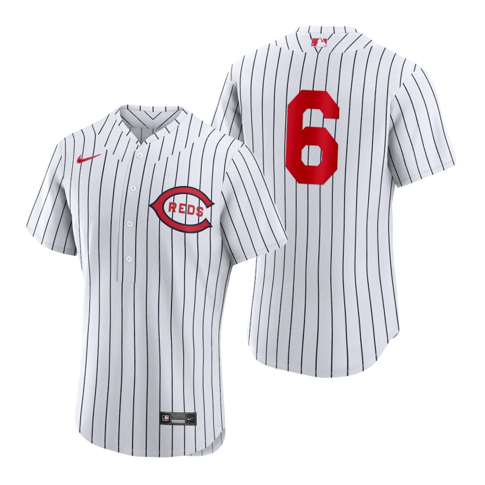 Cincinnati Reds #6 Billy Hamilton Men's 2022 Field Of Dreams Authentic Jersey - White