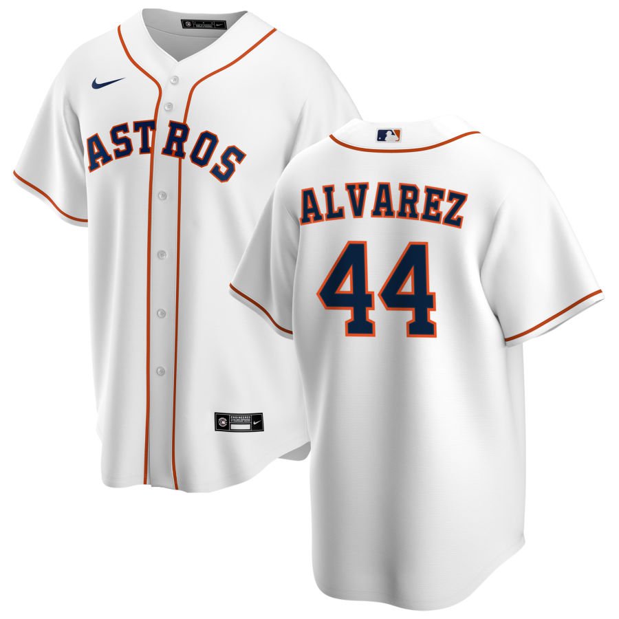 Men's Youth Women's Houston Houston Astros #44 Yordan Alvarez White Jersey