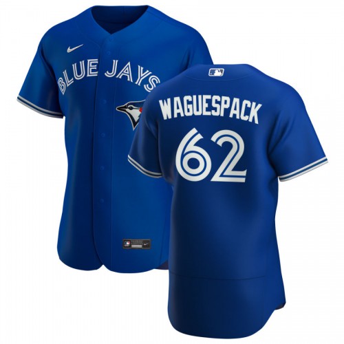 Toronto Toronto Blue Jays #62 Jacob Waguespack Men's Royal Alternate 2020 Authentic Player Jersey Men's