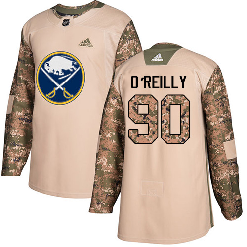 Adidas Buffalo Sabres #90 Ryan O'Reilly Camo Authentic 2017 Veterans Day Stitched Jersey Men's