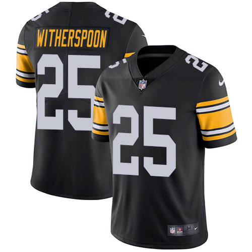 Steelers #25 Ahkello Witherspoon Black Alternate Men's Stitched Vapor Untouchable Limited Jersey