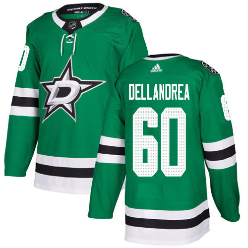 Adidas Dallas Stars #60 Ty Dellandrea Green Home Authentic Youth Stitched Jersey Youth