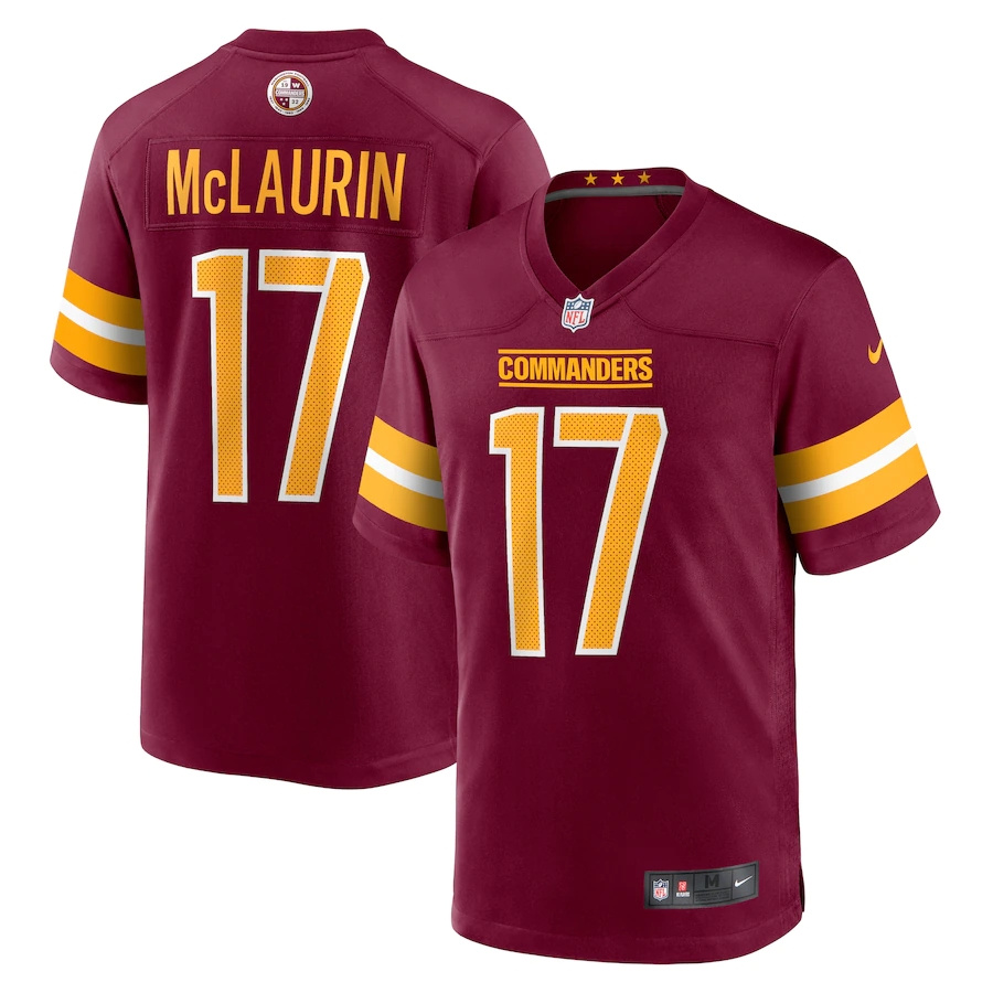 Washington Commanders #17 Terry McLaurin Burgundy Men's Game Jersey