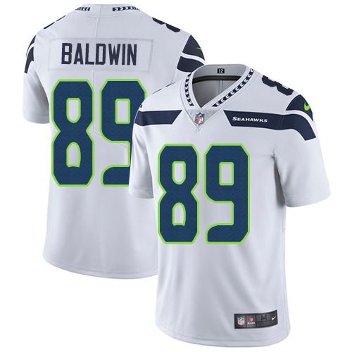 Seattle Seahawks #89 Doug Baldwin White Youth Stitched Vapor Untouchable Limited Jersey Youth