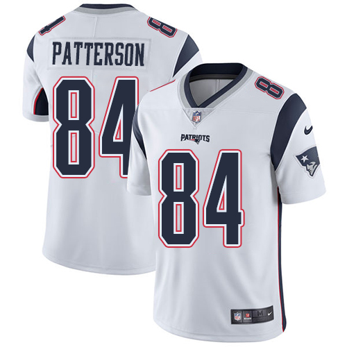 New England Patriots #84 Cordarrelle Patterson White Men's Stitched Vapor Untouchable Limited Jersey Men's