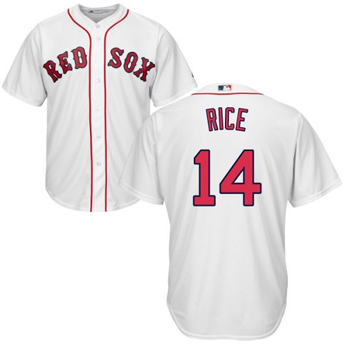 Boston Red Sox #14 Jim Rice White Cool Base Stitched Youth Jersey Youth
