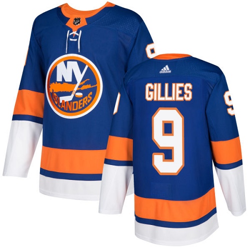 Adidas New York Islanders #9 Clark Gillies Royal Blue Home Authentic Stitched Jersey Men's