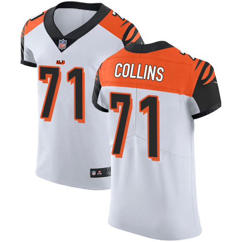 Bengals #71 La'el Collins White Men's Stitched Vapor Untouchable Elite Jersey