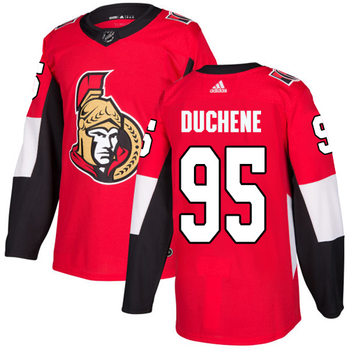 Adidas Ottawa Senators #95 Matt Duchene Red Home Authentic Stitched Jersey Men's