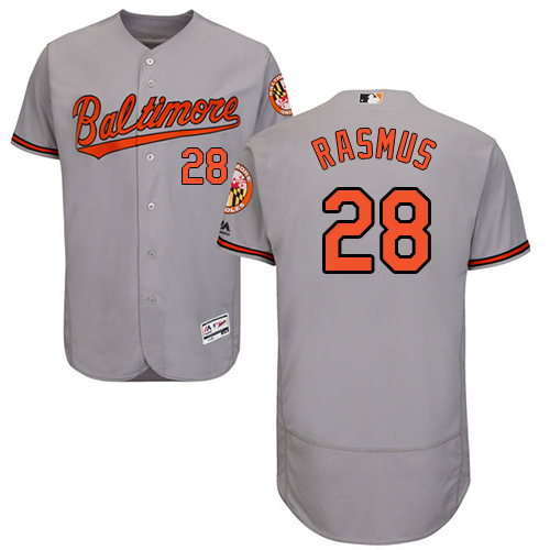 Baltimore Orioles #28 Colby Rasmus Grey Flexbase Authentic Collection Stitched Jersey Men's