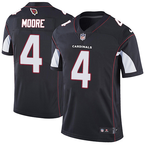 Cardinals #4 Rondale Moore Black Alternate Men's Stitched Vapor Untouchable Limited Jersey