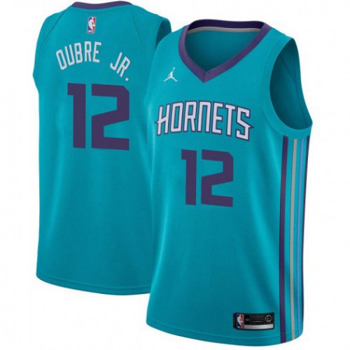 Charlotte Hornets #12 Kelly Oubre Jr. Womens Teal Jordan Swingman Icon Edition Jersey Womens