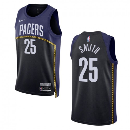 Indiana Indiana Pacers #25 Jalen Smith Unisex Blue 2022-23 Swingman Jersey - City Edition Mens