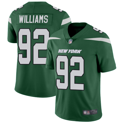 New York Jets #92 Leonard Williams Green Team Color Men's Stitched Vapor Untouchable Limited Jersey Men's