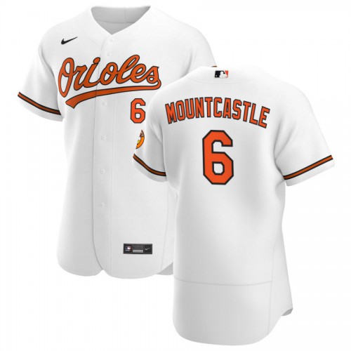 Baltimore Baltimore Orioles #6 Ryan Mountcastle Men's White Home 2020 Authentic Player Jersey Men's