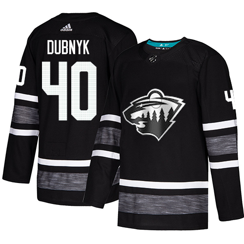 Adidas Minnesota Wild #40 Devan Dubnyk Black Authentic 2019 All-Star Stitched Youth Jersey Youth